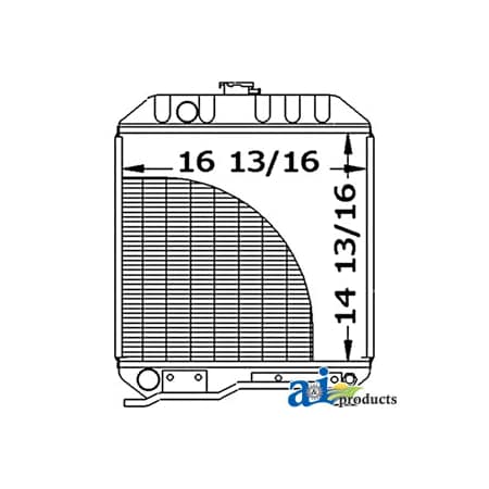 A & I Products Radiator 26" x7" x24" A-SBA310100440